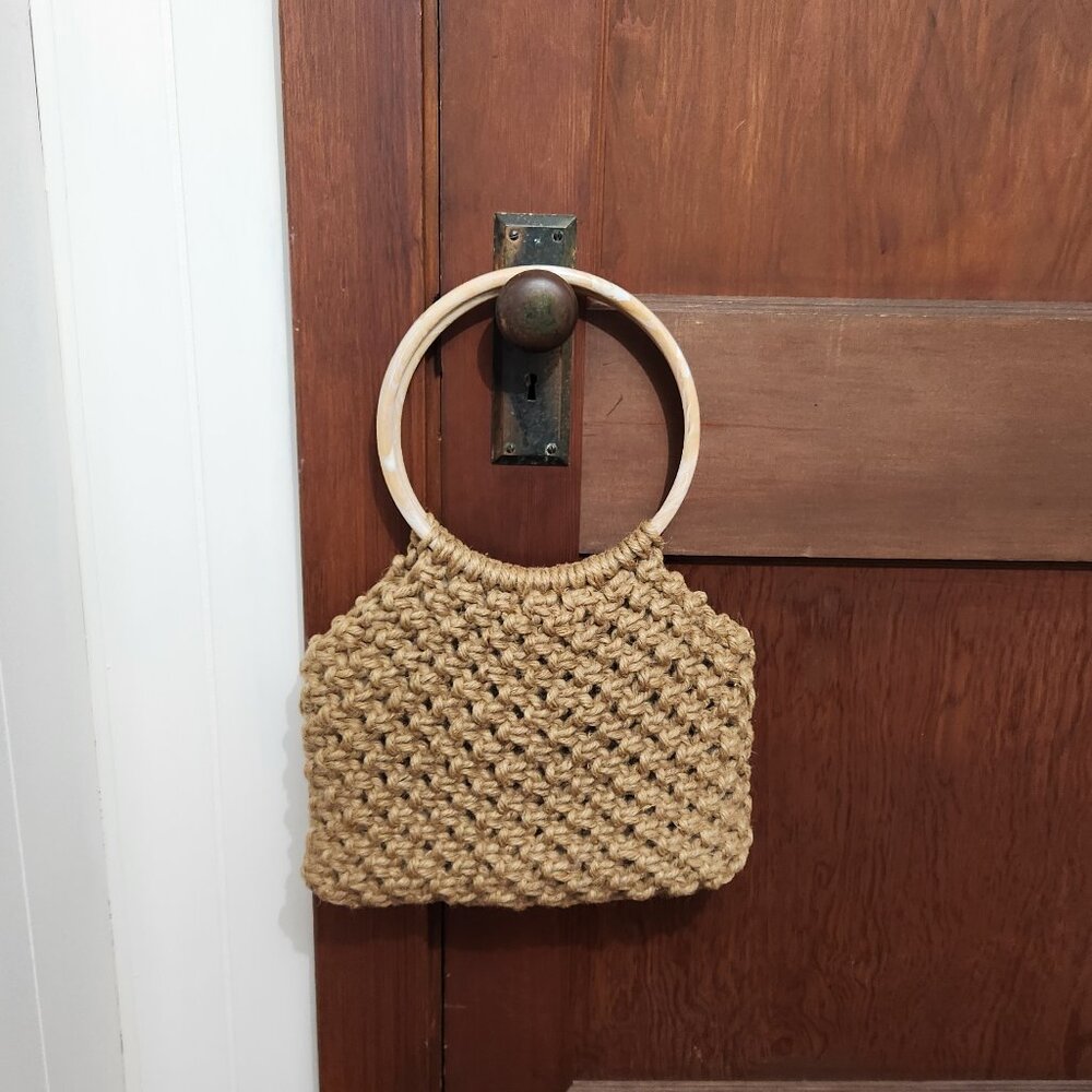 Vintage Unbranded Woven Rope Bag